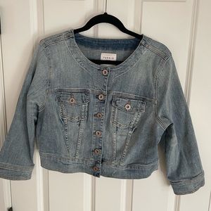 NWT Torrid Crop Denim Jacket